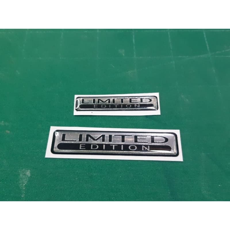 สติ๊กเกอร์แต่งรถ ลิมิเต็ด งานเรซิ่น 3D #LIMITED #EDITION รูปที่ 1