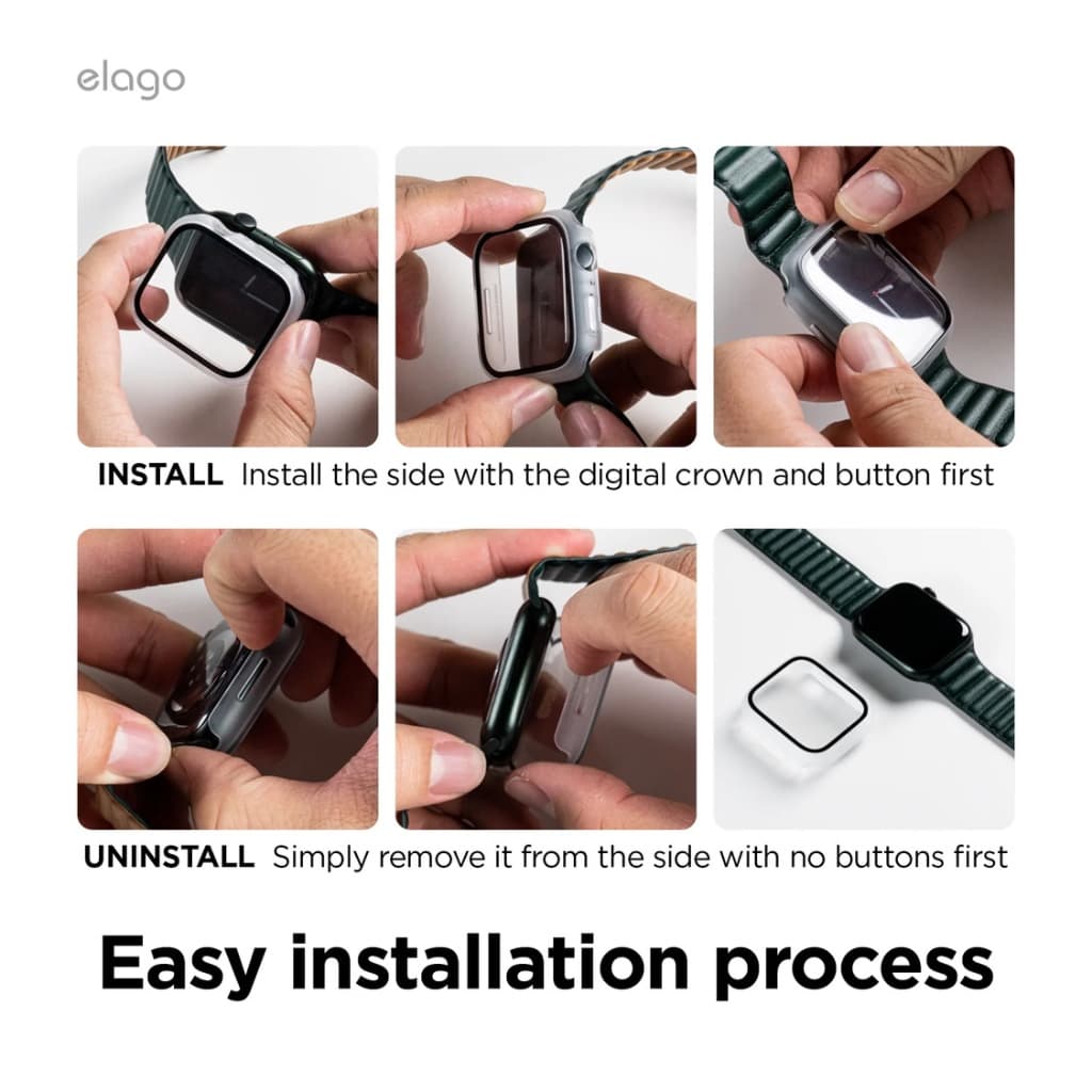 elago Clear Shield Case for Apple Watch 10 / 11 เคสใสสำหรับ Apple Watch รูปที่ 7