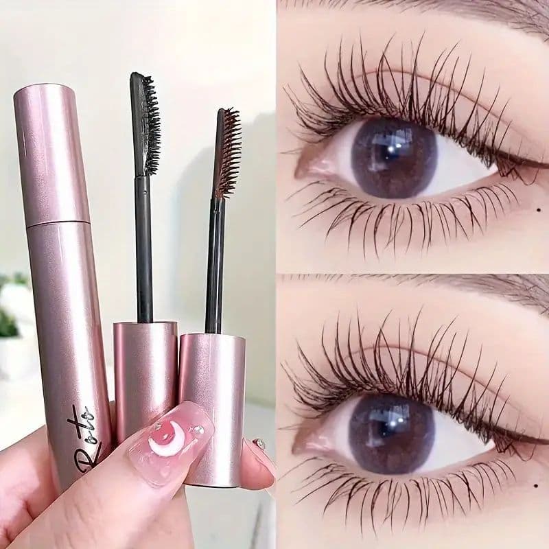 มาสคาร่า ROTO 3D มาสคาร่าปัดขนตา กันน้ำ สีดำ สีน้ำตาล กันเหงื่อ ติดทน ไม่เลอะ ไม่เปื้อน ขนตายาว รูปที่ 3