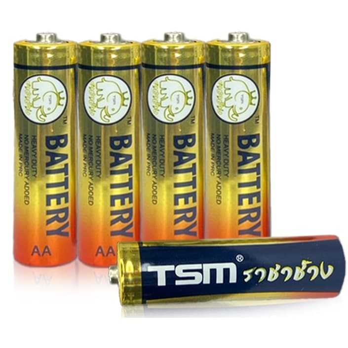 ถ่านราชาช้าง AA เเพ็คละ 4 ก้อน รุ่น TSM-2A4 ของแท้ คุณภาพสูง ถ่านไฟฉาย ถ่านไฟฉาย ถ่าน TSM รูปที่ 3