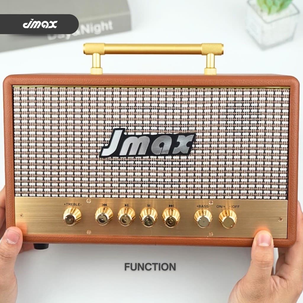 ลำโพงบลูทูธ JMAX-9PRO 30W พร้อมสายหิ้ว ปรับเบสได้ Bluetooth ไร้สาย รูปที่ 4