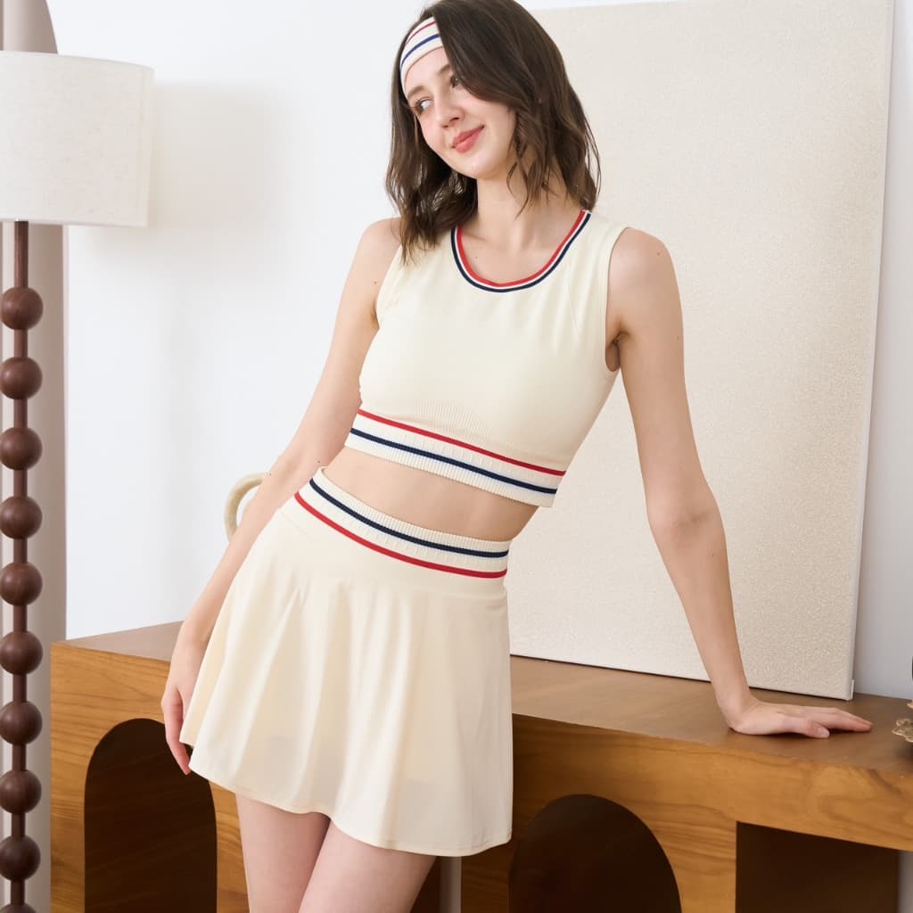 Darlyn - Riley skirt กระโปรงกีฬา มีกางเกงซับใน เอวสูงเก็บพุง ระบายอากาศดี ใส่สบาย รูปที่ 3