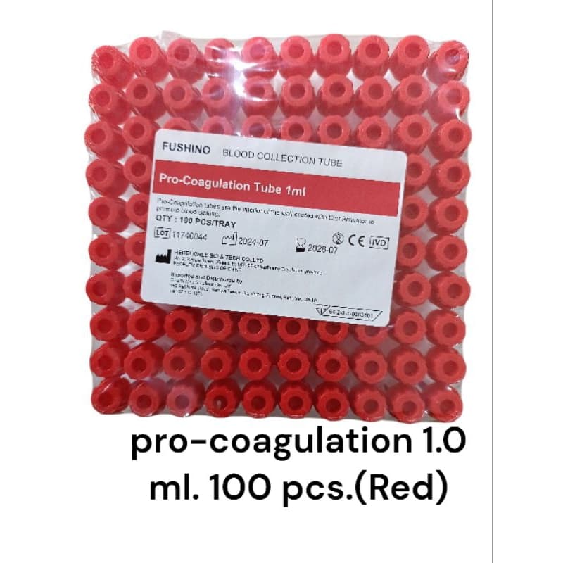 Blood collection Tube blood tube 100 pcs. รูปที่ 6