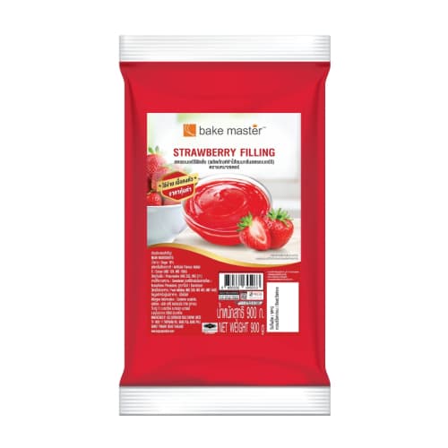 ฟิลลิ่ง Bake Master รสสตรอเบอร์รี่ ทำไส้ขนม ขนาด 900g. หยกออนไลน์ รูปที่ 1