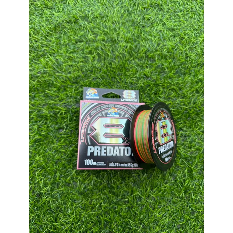 สายพีอี PE ANDAMAN PREDATOR X8 MULTI COLOR BRAI LINE สีรุ้ง ยาว 100 เมตร รูปที่ 6