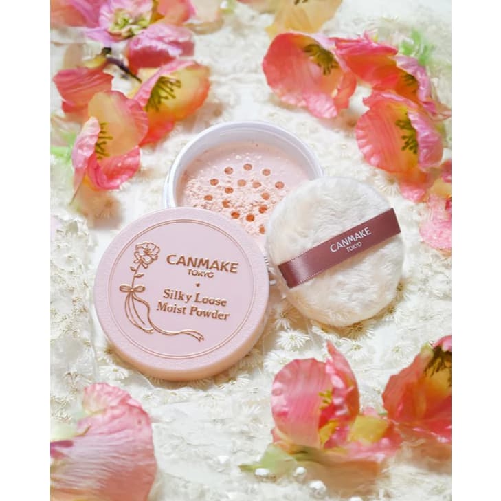 CANMAKE Silky Loose Moist Powder แป้งฝุ่นCanmake เนื้อละเอียดเนียนนุ่ม รุ่นใหม่ล่าสุด สุดฮิตจากญี่ปุ่น รูปที่ 5