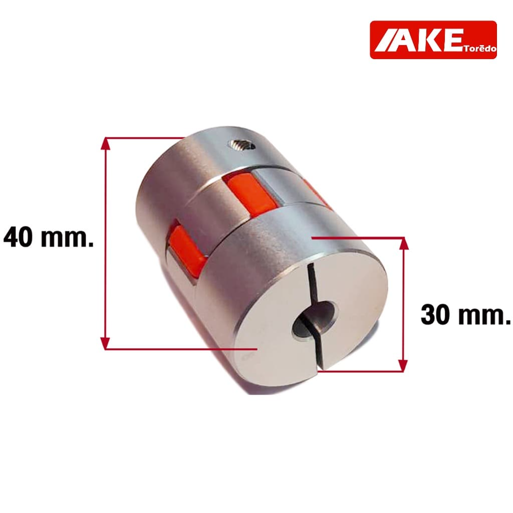คัปปิ้งมอเตอร์ D30L40 ยอย คัปปลิ้ง D30 L40 coupling ขนาด 6 mm. ~ 16 mm. flexible coupling ที่จับแกนมอเตอร์ ประกับเพลา รูปที่ 2