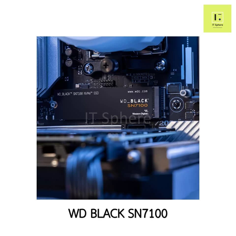 SSD M.2 WD BLACK SN7100 1TB NVMe GEN 4 เอสเอสดี SN 7100 SNWDS200T4X0E WDS100T4X0E WDS500G4X0E ไอที สเฟียร์ รูปที่ 2