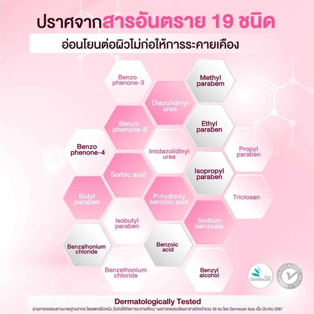 MILLE WHITENING ROSE PEPTIDE 9 COMPLEX GEL FOAM 30g. มิลเล่เจลโฟม ล้างหน้า รูปที่ 6