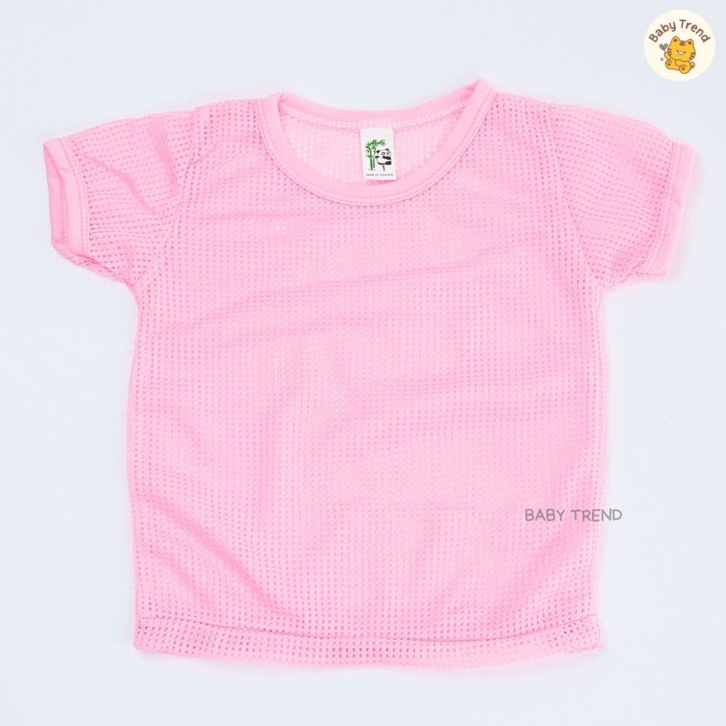 เสื้อรูเด็ก 3 เดือน - 3 ขวบ คอกลมแขนสั้น สีสันสดใส ผ้านิ่ม โปร่งสบาย ไม่อับชื้น | Baby trend รูปที่ 6
