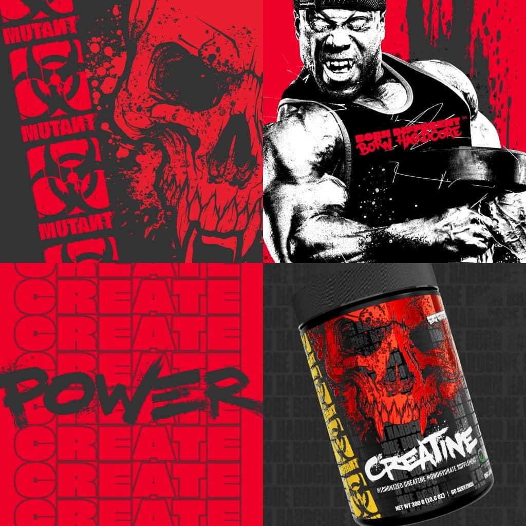 Mutant Creatine 300 g ครีเอทีนแบบผง เพิ่มแรง เพิ่มพลัง ก่อนออกกำลังกาย รูปที่ 5