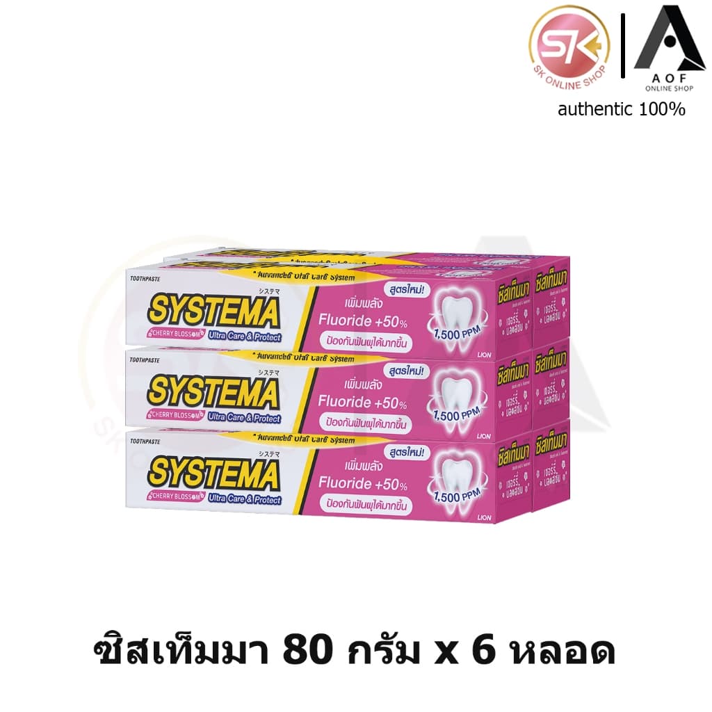 Systema ซิสเท็มมา ยาสีฟัน 80 กรัม x 6 หลอด รูปที่ 2