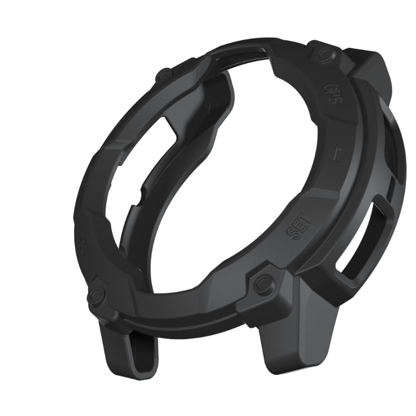 Case กันรอย TPU สีดำทึบ สำหรับ Garmin Instinct 3 Instinct3 45mm และ 50 mm คุณภาพดี วัสดุไม่แข็ง สวยๆ รูปที่ 8