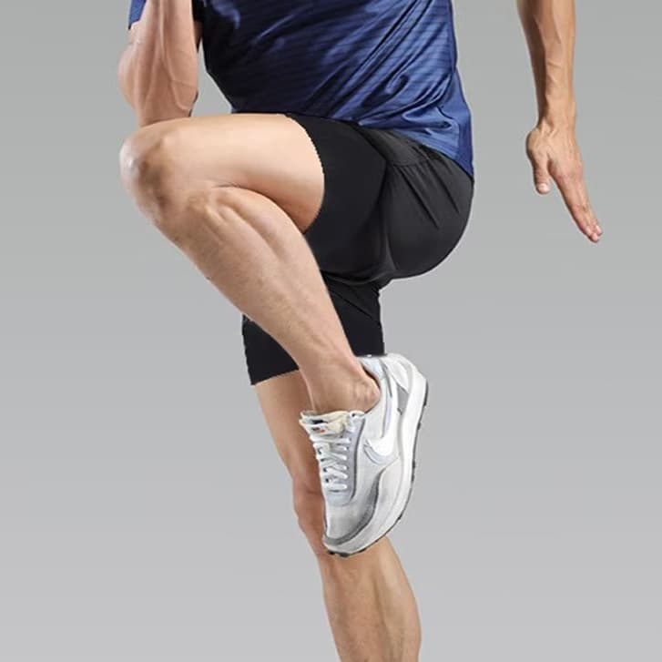 M-3XLกางเกงวิ่งขาสั้น 2 in1 ซับในเนื้อผ้าเย็น กางเกงออกกำลัง กางเกงกีฬาขาสั้น รูปที่ 8