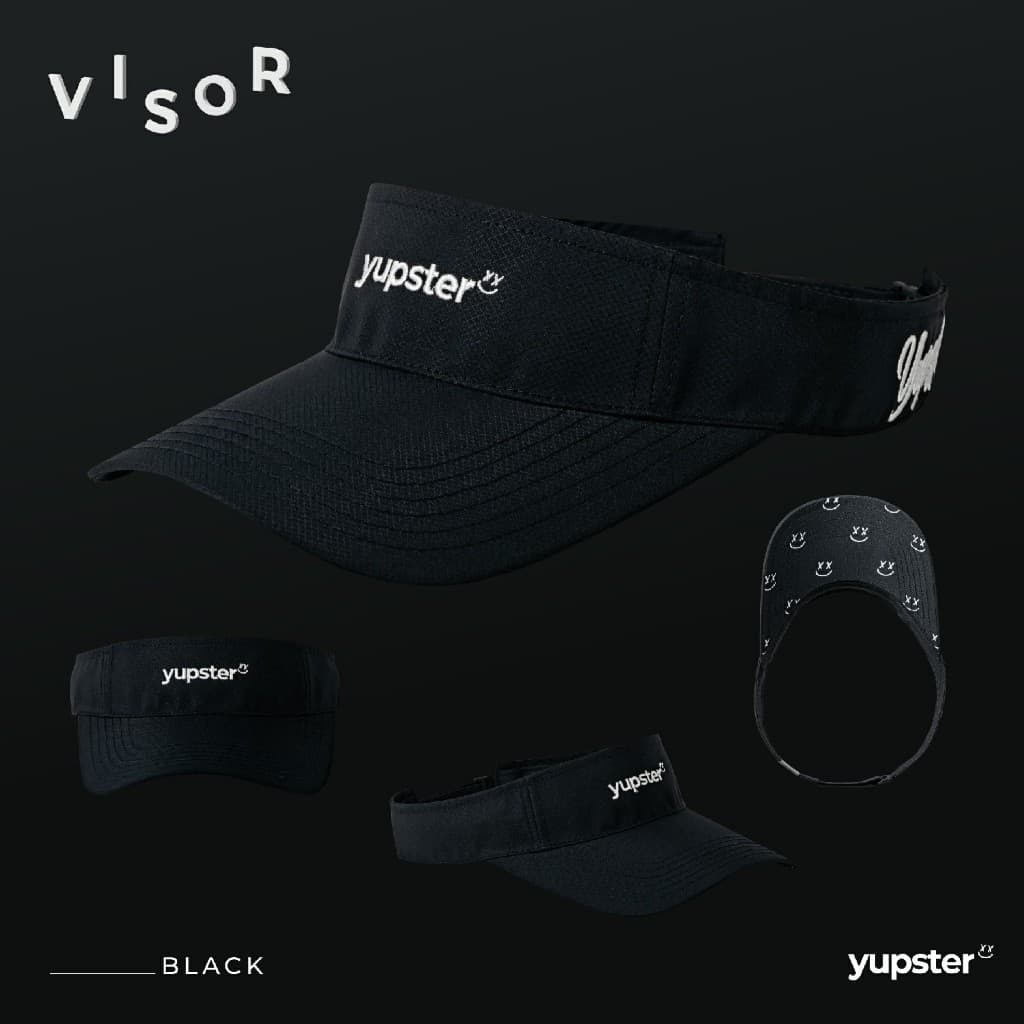 Yupster หมวกวิ่ง หมวกกันแดด Visor Cap รุ่น VISOR : 5 สี หมวกวิ่ง ตีกล์อฟ กันแดด ระบายอากาศดี จำนวนจำกัด รูปที่ 2