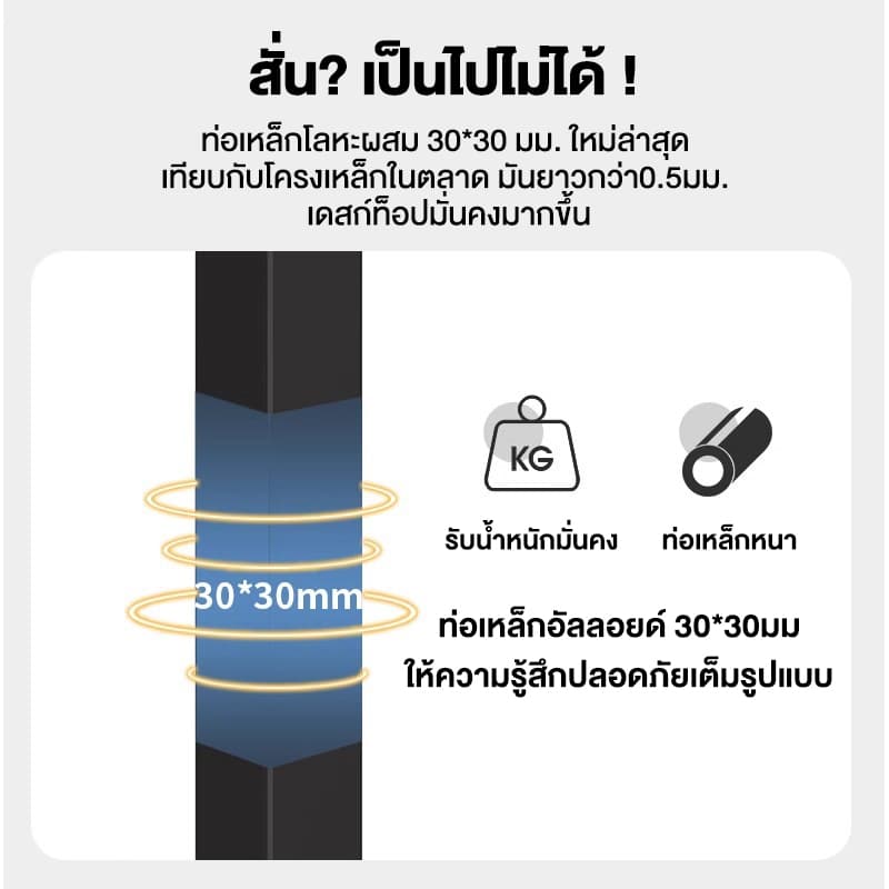 Owensโต๊ะพับ 120/100/80CM โต๊ะพับอเนกประสงค์ ไม่ต้องประกอบ พกพาสะดวก พับเก็บได้สะดวก แบริ่งน้ำหนัก 200KG รูปที่ 7