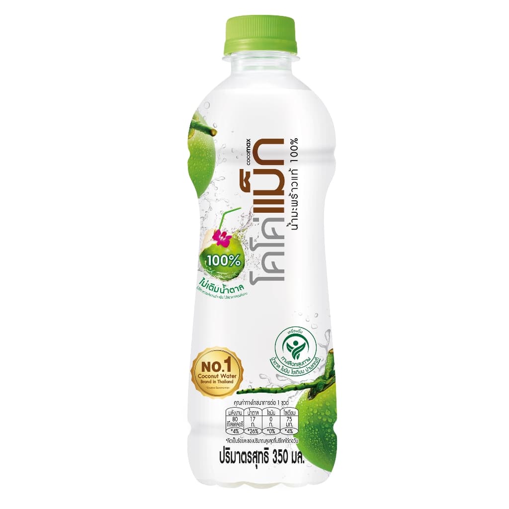 ] Cocomax โคโค่แม็ก น้ำมะพร้าวแท้ 100% 350 มล. ยกลัง รูปที่ 2