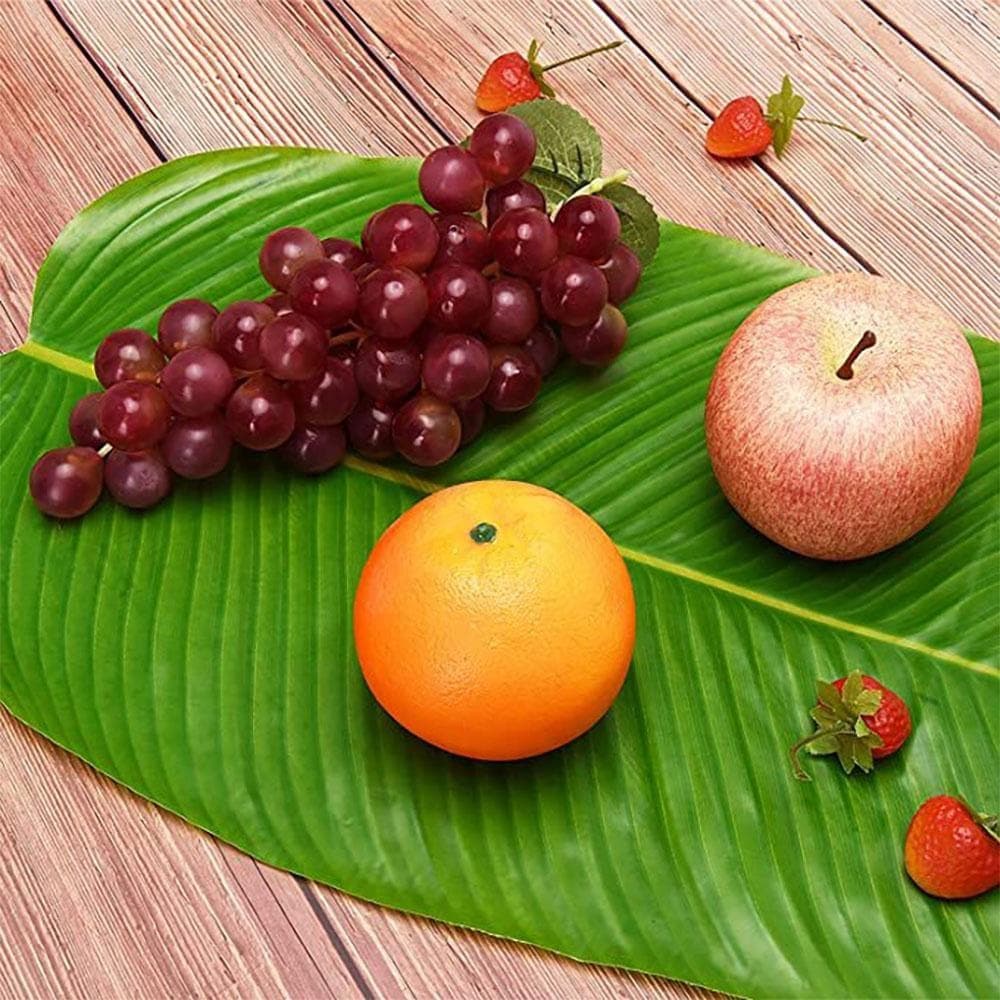 ใบตองปลอม Banana Leaf ใบตองเสมือนจริง ใบตองเทียม ใบประดับโต๊ะ ใบตองพลาสติก ใบตองปลอม ใบตองเทียม ใบกล้วย ใบกล้วยจำลอง รูปที่ 4
