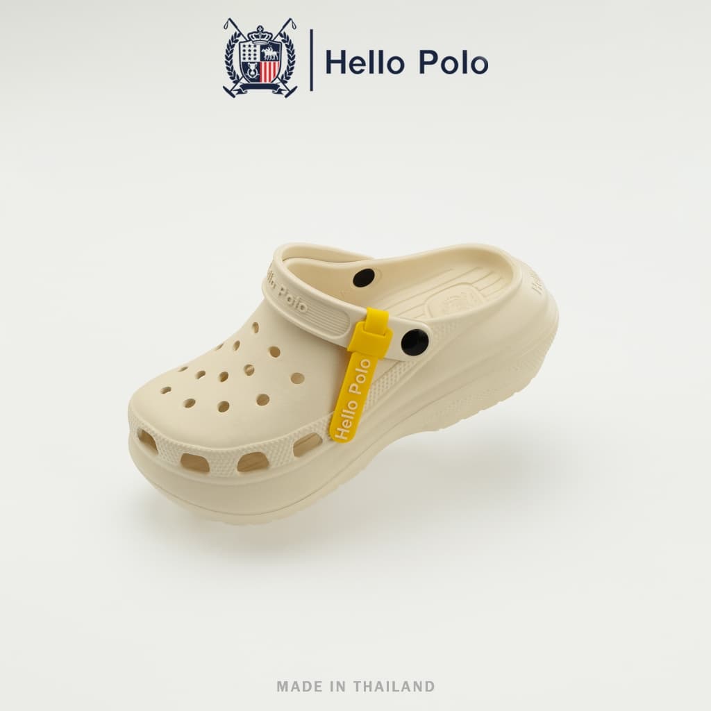 Hello Polo รองเท้าหัวโตผู้หญิง รองเท้าแตะป้องกันกลิ่น วัสดุ EVA ทนต่อการสึกหรอ กันลื่น พื้นหนา เหมาะกับฤดูร้อน HP8052 รูปที่ 1