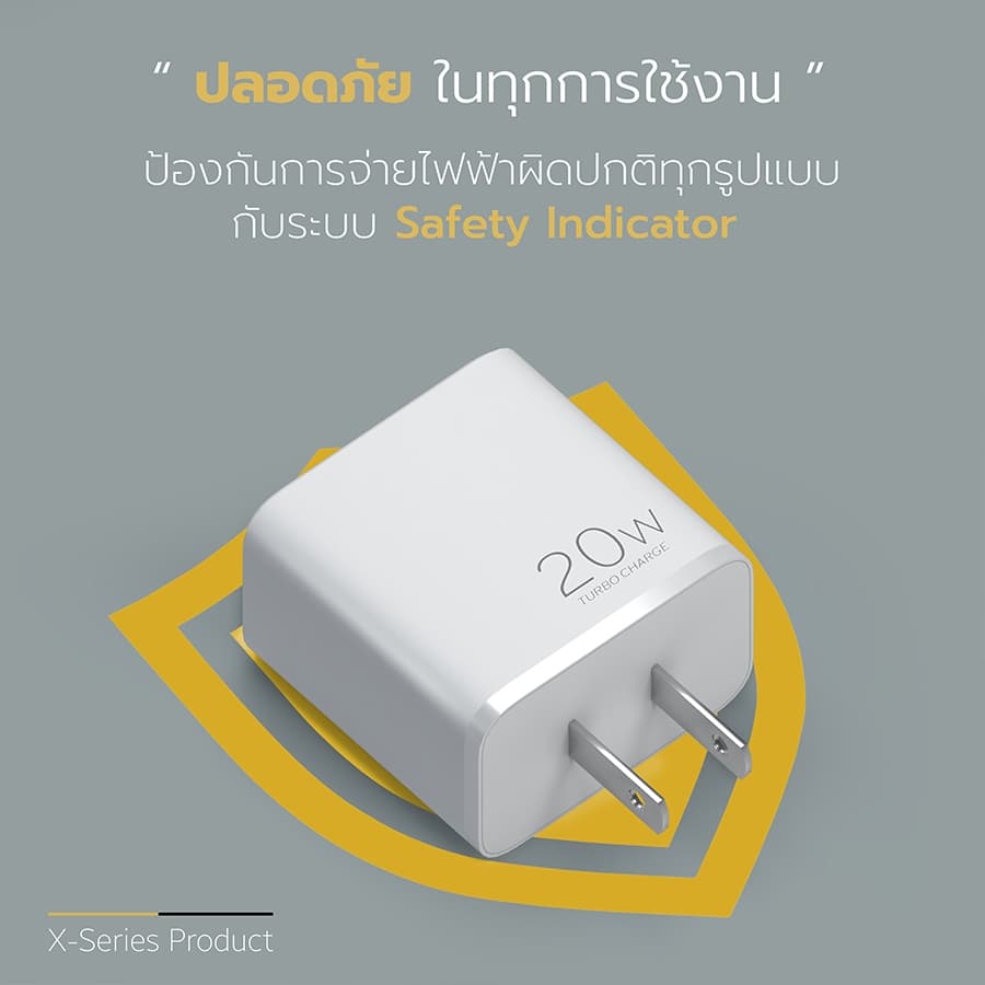ENYX สายชาร์จ C-3X PD 20W Type-C to L ชาร์จเร็ว Fast Charge หัวชาร์จ USB-C Cable สำหรับ IP รูปที่ 8
