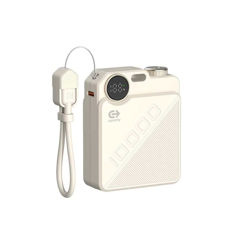 Commy Powerbank มินิพาวเวอร์แบงค์ 10000mAh สายในตัว FastCharge PD22.5W จอLED รุ่น PB-B001 รูปที่ 2
