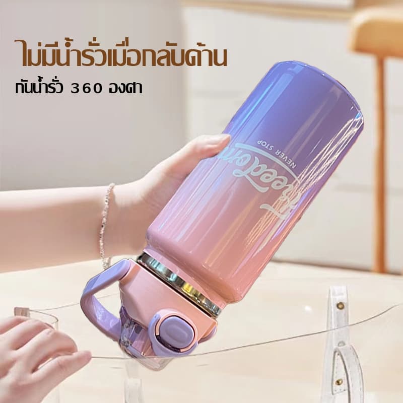 แก้วแช่เย็น แก้วน้ำสแตนเลส316 ขวดน้ำแก้วเก็บความเย็น แก้วเก็บความเย็น กระติกเก็บความเย็น เก็บความร้อน-เย็นได้นาน -181 รูปที่ 3