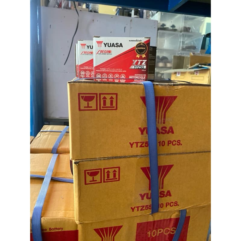 แบตเตอรี่ YUASA YTZ5S สำหรับใส่ Wave 100 110i 125i ทุกรุ่นรถออโต้ที่ใช้แบต 5 แอมป์ได้ทุกรุ่น รูปที่ 5