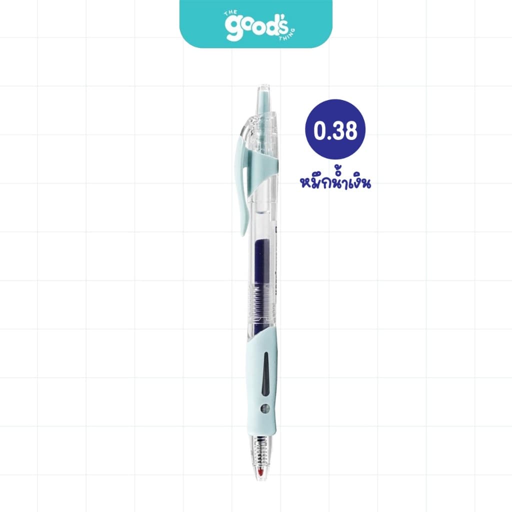ปากกาเจลกด M&G รุ่น AGP02310 ปากกา เอ็มแอนด์จี เปลี่ยนไส้ได้ หัว 0.38 มม. หมึกน้ำเงิน/ดำ/แดง รูปที่ 6