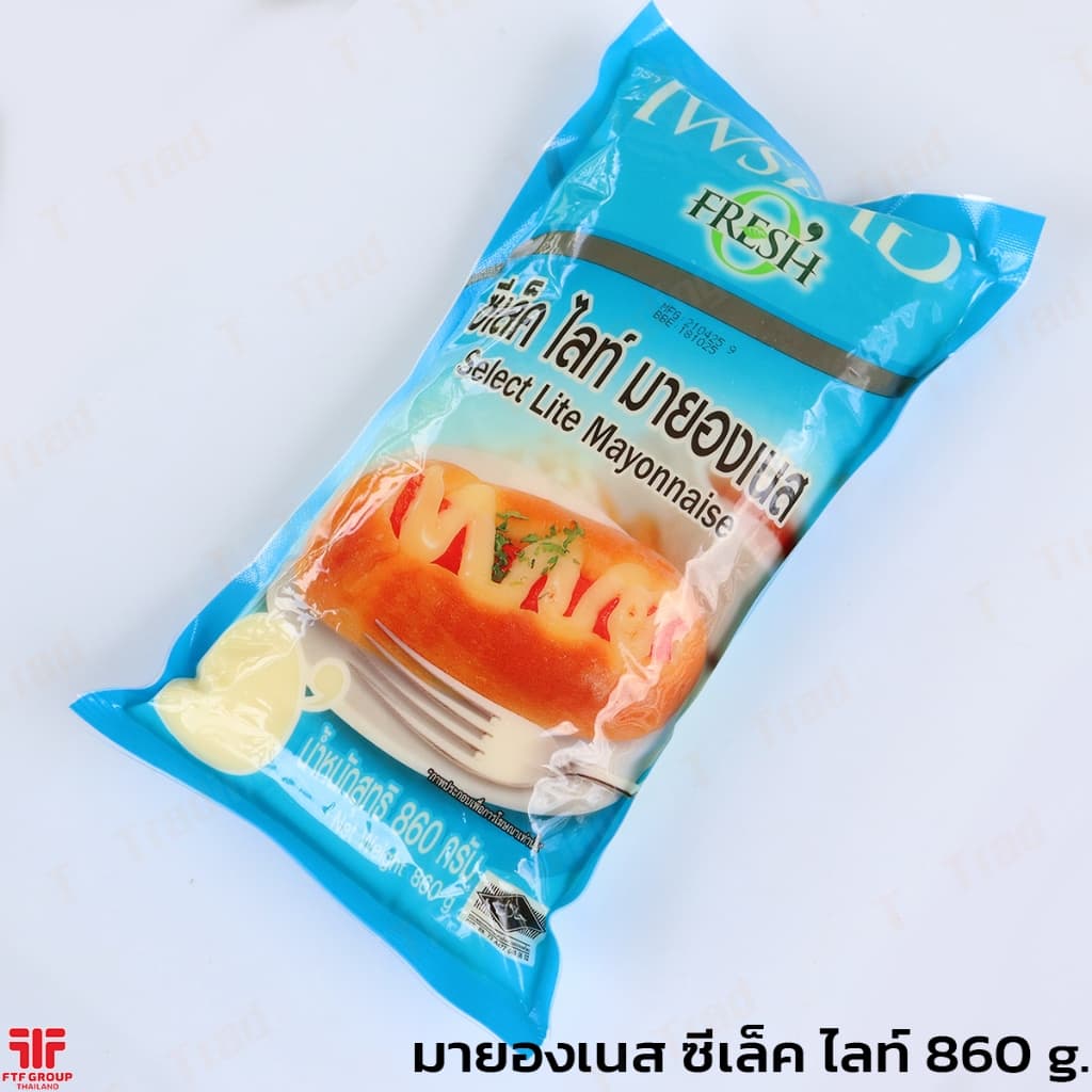 มายองเนส ซีเล็ค ไลท์ ตรา เฟรชโอ 860 g. น้ำสลัด รูปที่ 3
