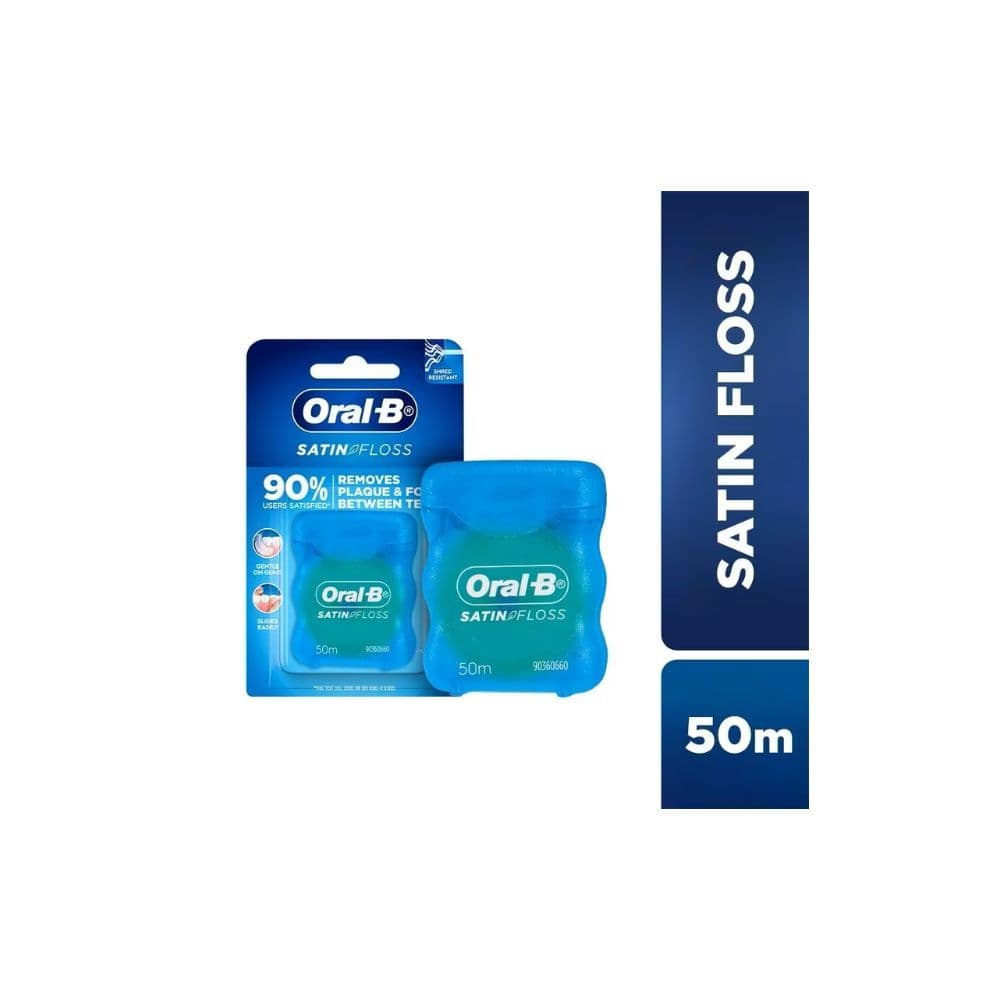 Oral-B ออรัลบี ไหมขัดฟัน ซาตินฟรอส 50 เมตร รูปที่ 3