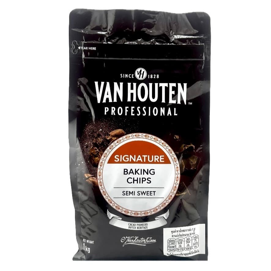 AFBS Vanhouten Semi Sweet Chips 1 kg. #1109260 รูปที่ 2