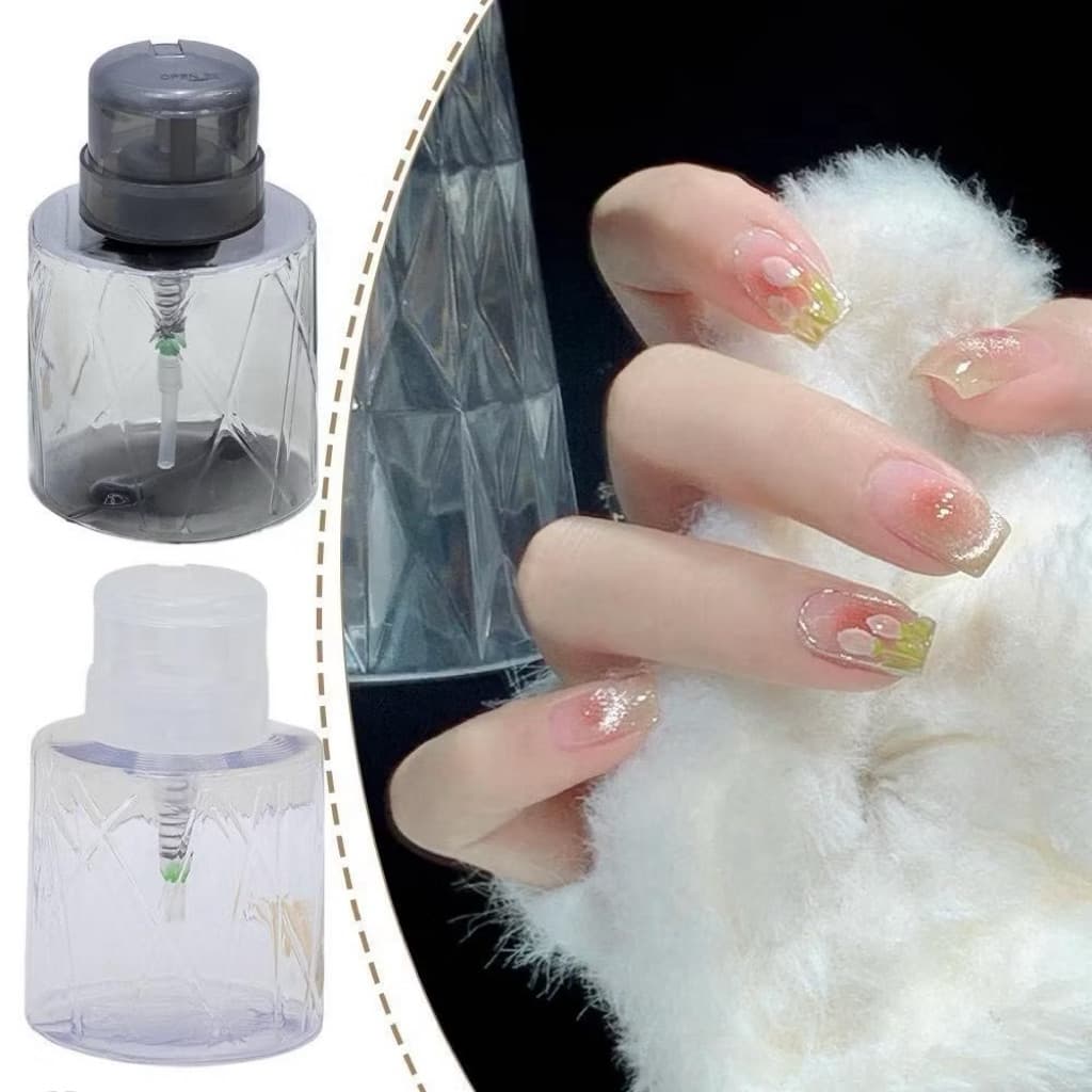 ขวดปั้มลายเส้น ขวดปั้มใส่แอลกอฮอลล์ขวดปั้มอเนกประสงค์ ขนาด200ml. / อุปกรณ์ทำเล็บ รูปที่ 8