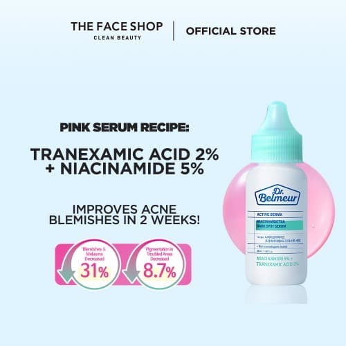 THE FACE SHOP DR.BELMEUR NIACINAMIDE TXA DARK SPOT SERUM "เซรั่ม ไนอะซินาไมด์ คุมมัน ลดรอยสิว ลดจุดด่างดำ" รูปที่ 5
