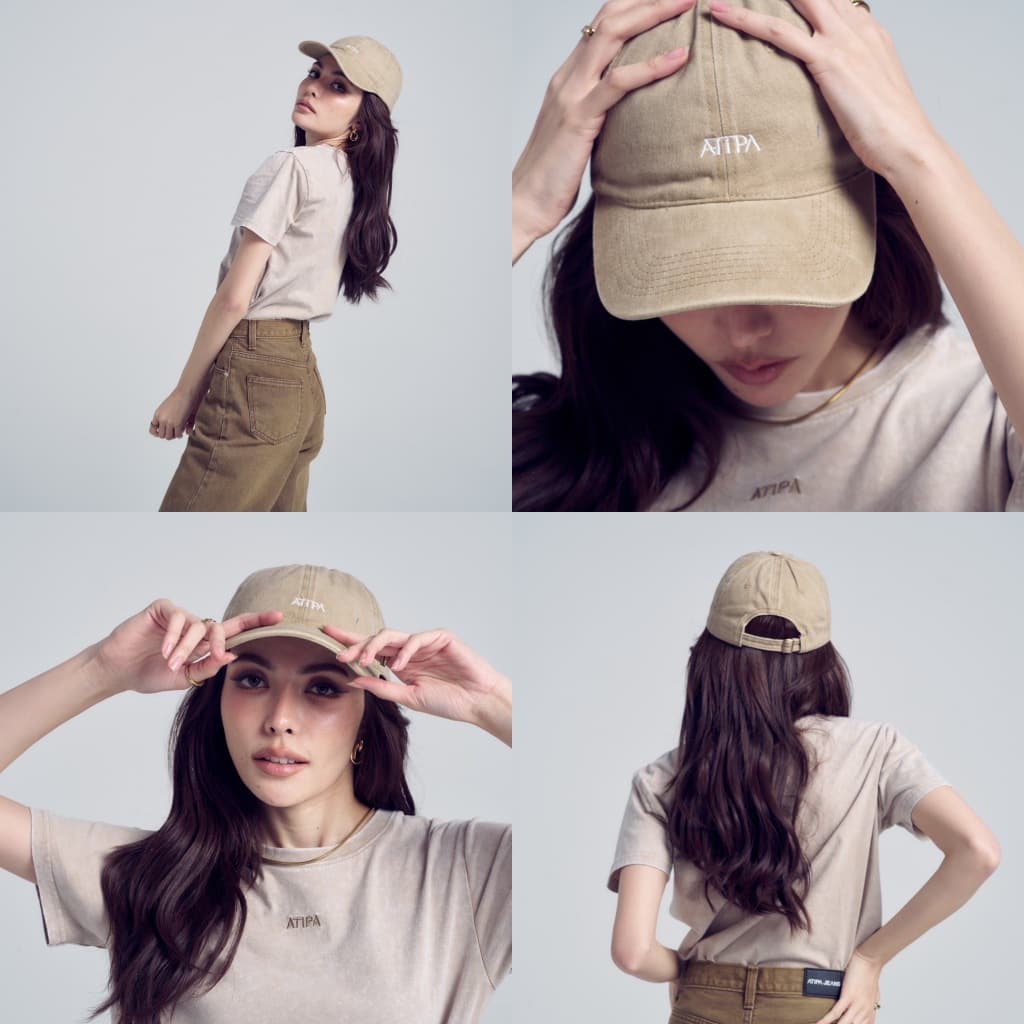 Atipa - Vintage Fade Baseball Cap หมวกแก๊ป วินเทจ สีฟอก รูปที่ 2