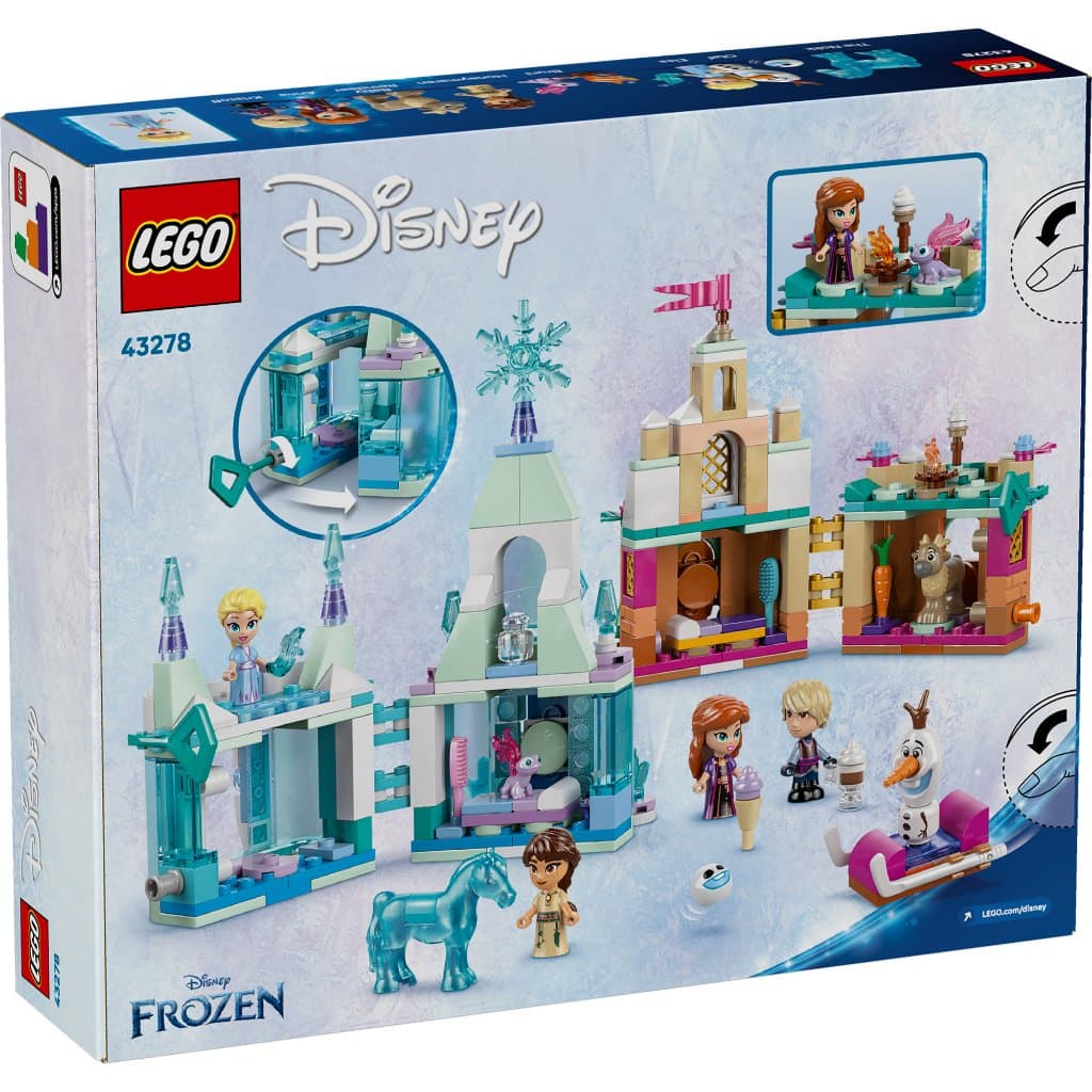 *Exclusive* LEGO Disney Princess 43278 Mini Arendelle Castle & Elsa's Ice Palace , Building Blocks, Kids Toy รูปที่ 8