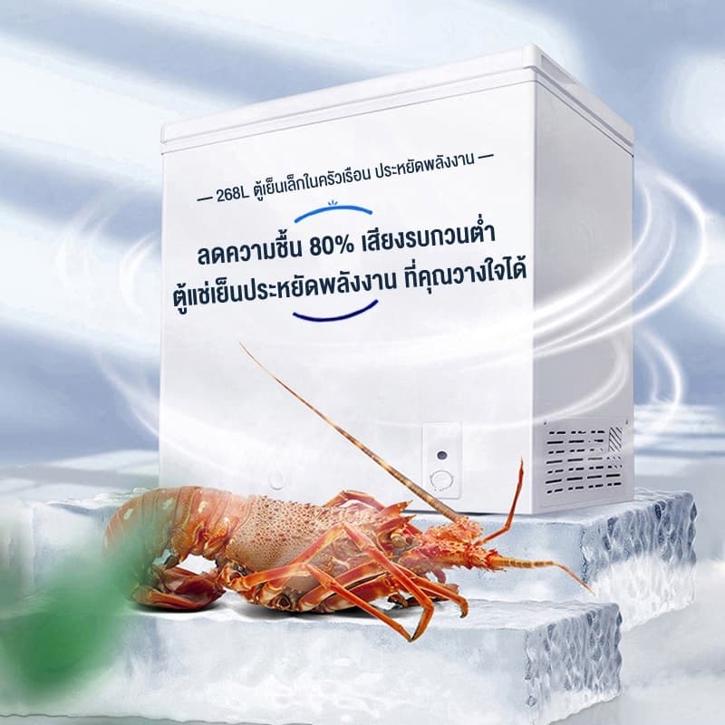 PANSON ตู้แช่ฝาทึบ ตู้แช่แข็ง 7.0Q ขนาดเล็กในครัวเรือน ความจุ 228 ลิตร ตู้แช่แข็งครัวเรือน แช่เบียรวุ้น แช่นม ประหยัด รูปที่ 8