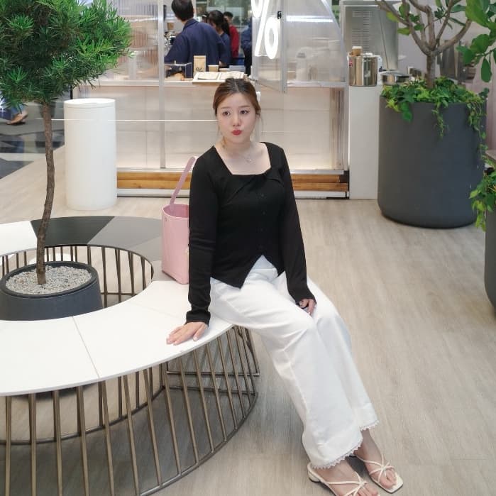 Frost Petal Top เสื้อสาวอวบ รูปที่ 5