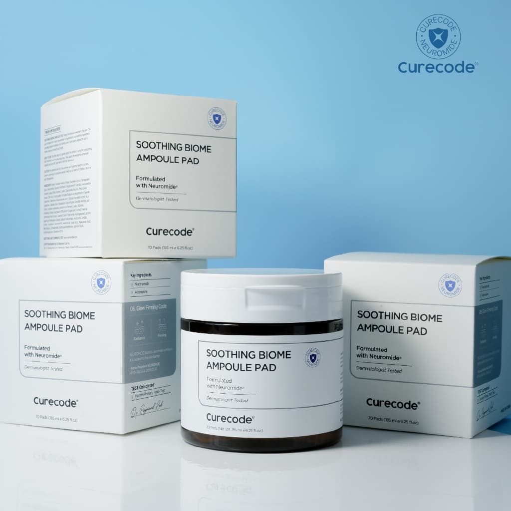 CURECODE SOOTHING BIOME AMPOULE PAD แพดแรกที่เพิ่มความแน่นใต้ผิว 12% ใน 2 สัปดาห์ รูปที่ 4