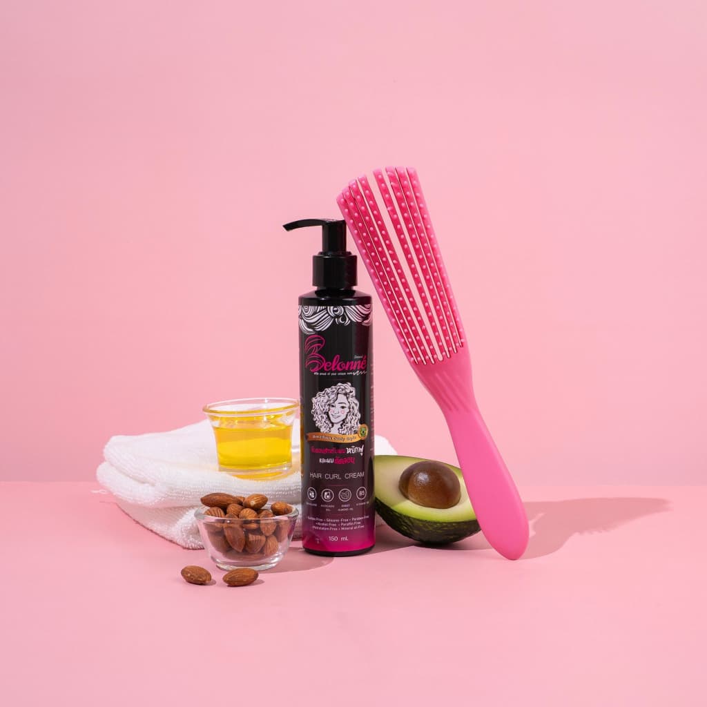 Belonne Brazilian Curly Style Hair Curl Cream บีลอนเน่ ครีมจับลอนผมหยิก รูปที่ 4