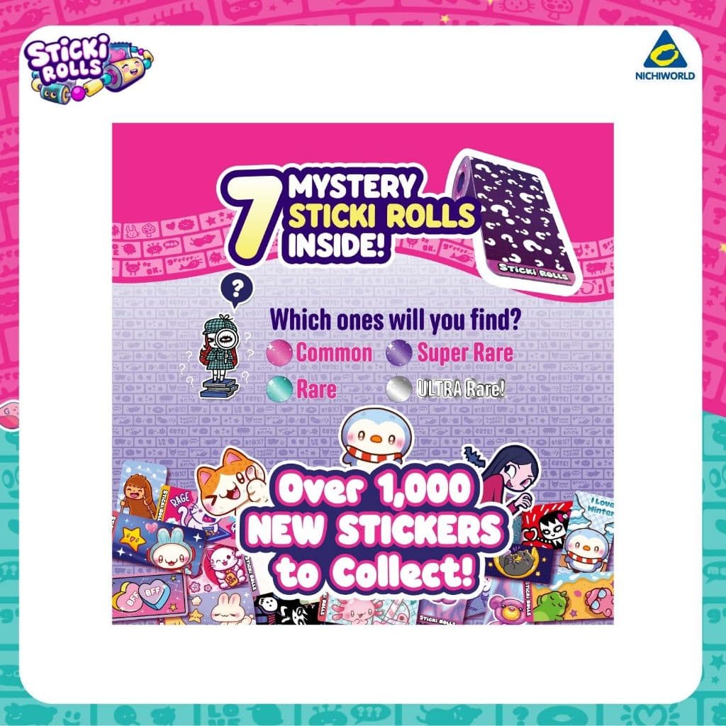 ของแท้ Sticki Rolls S2 - กำไลข้อมือสติ๊กเกอร์ DIY + สมุดสะสม รหัส SRSR201 รูปที่ 3
