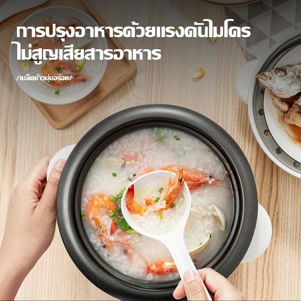 KONIG หม้อข้าวไฟฟ้า หม้อหุงข้าว 1.5ลิต 2ลิต 3ลิต 4ลิต หม้อหุงข้าวมัลติ ฟังก์ชั่นขนาดเล็กในครัวเรือน หม้อนึ่ง mini หม้อห รูปที่ 5