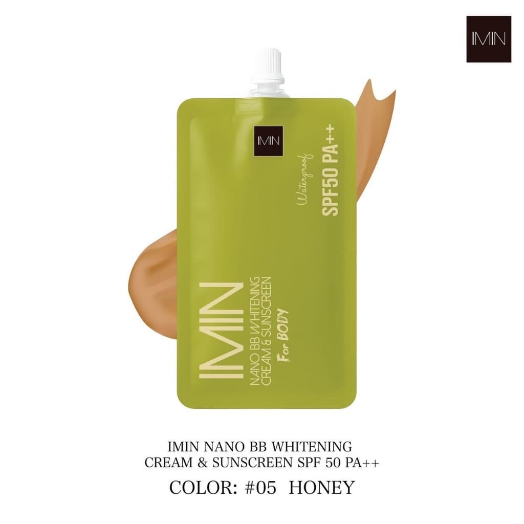 ไอมิน imin นาโน บีบี ไวท์แทนนิ่ง ครีม แอนด์ ซับสกรีน NANO BB WHITENING CREAM & SUNSCREEN SPF 50 PA++ รูปที่ 6