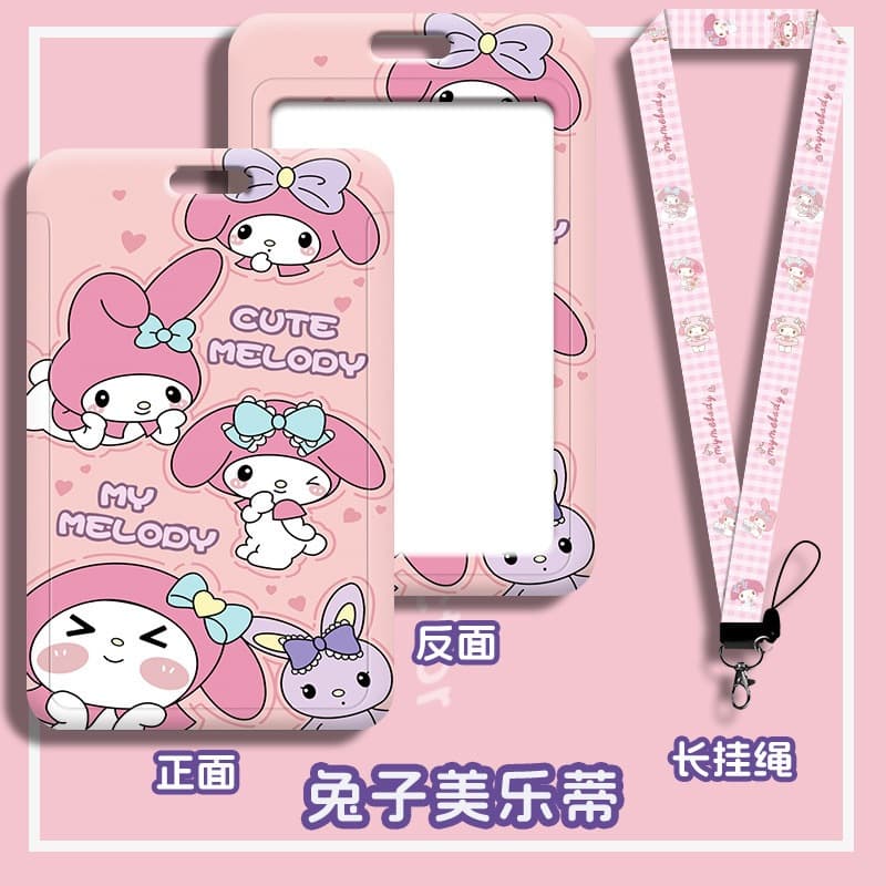 ที่ใส่บัตรลายการ์ตูนมายเมโลดี้ มีตัวเลือกแบบพวงกุญแจ หรือ สายคล้องคอ สามารถใส่บัตร หรือการ์ดอื่นๆ ได้แบบเอนกประสงค์ รูปที่ 7