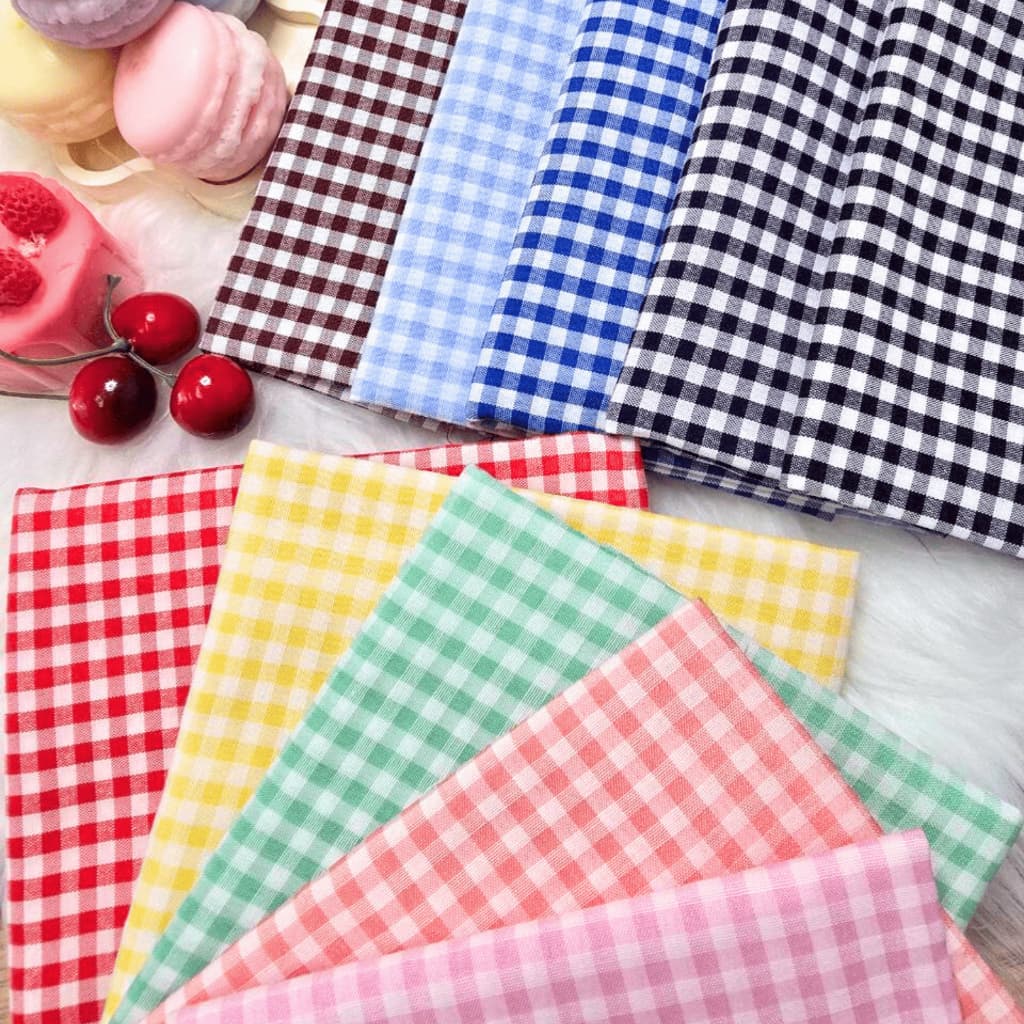 ผ้า Cotton Oxford ลายสก็อตกลาง T2 รูปที่ 1