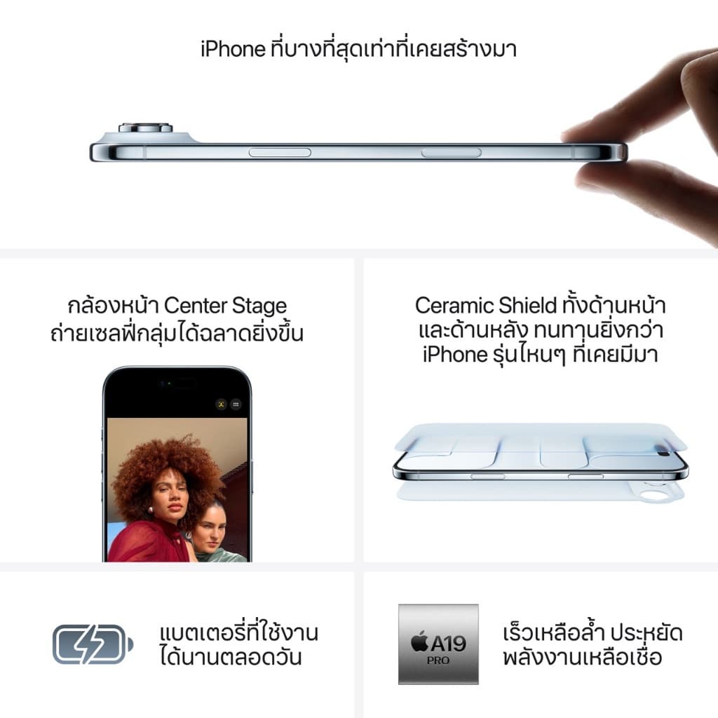 Apple iPhone Air I iStudio by SPVi [ออเดอร์จะยกเลิกอัตโนมัติหากไม่ชำระเงินภายใน30นาที] รูปที่ 6