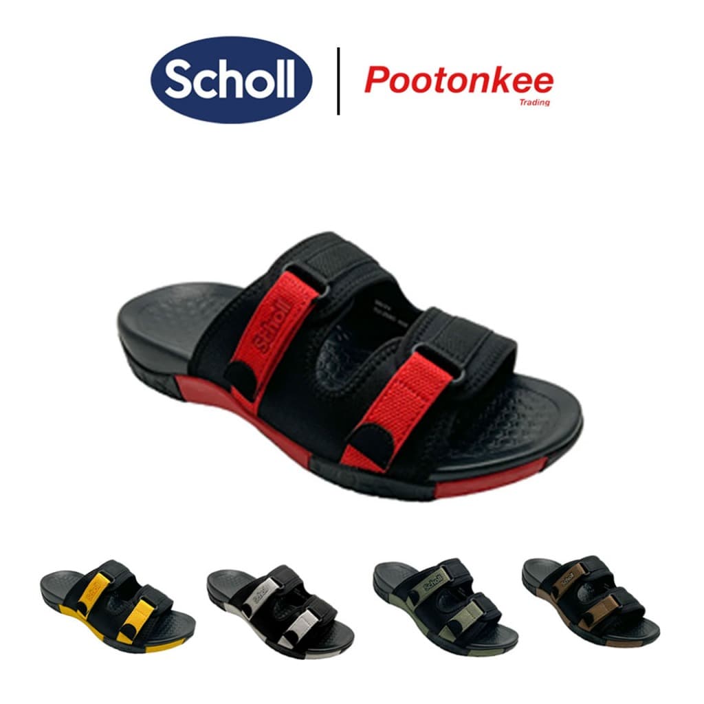 Scholl รองเท้าสกอลล์-โอลิเวอร์ Oliver แตะสวมสำหรับผู้ชาย และผู้หญิง รองเท้าสุขภาพ General Comfort เบา ทนทาน รูปที่ 1