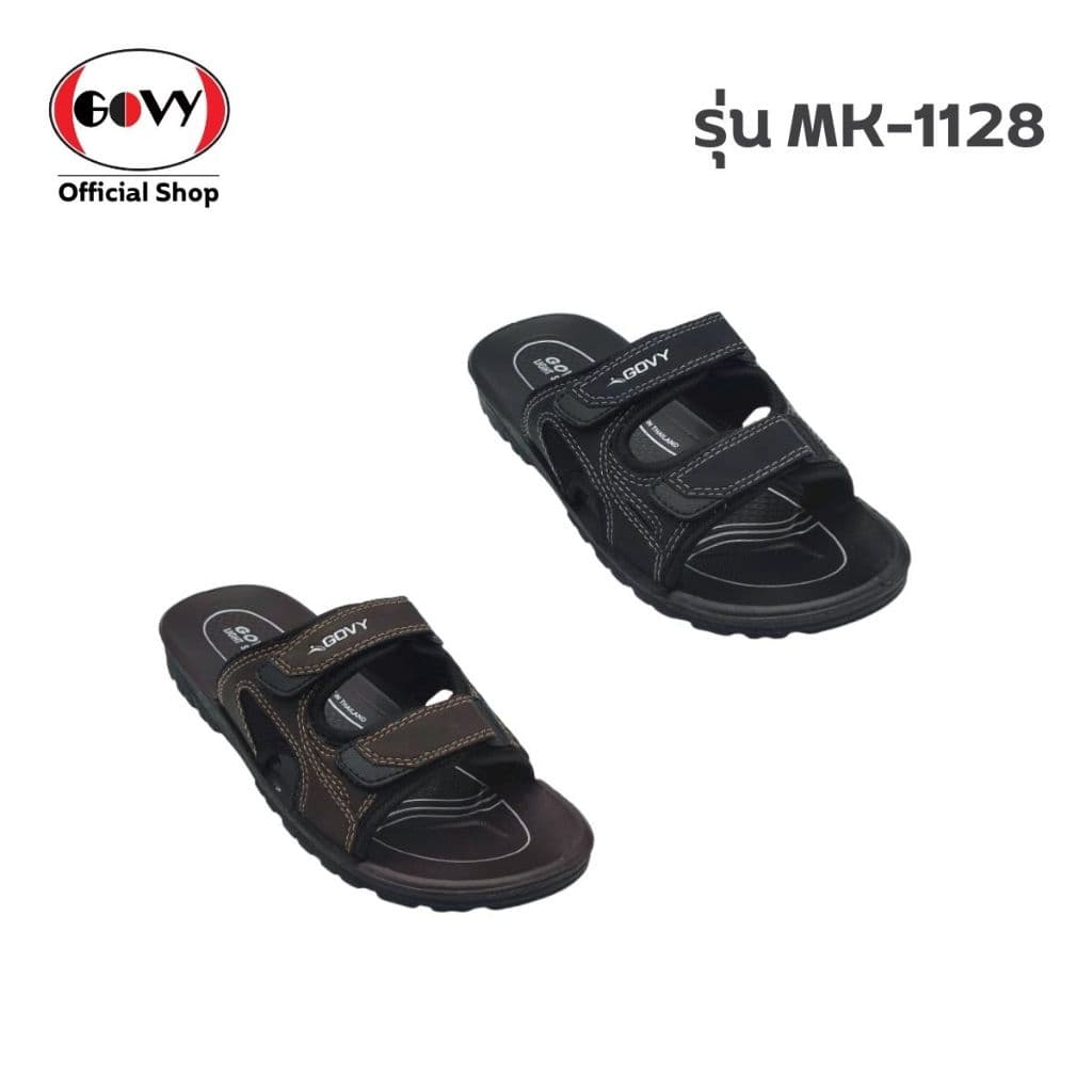 Govy โกวี่ รองเท้าแตะ รองเท้าลำลอง แบบสวม สำหรับผู้ชาย รุ่น MK-1128 Size 39-44 รูปที่ 1