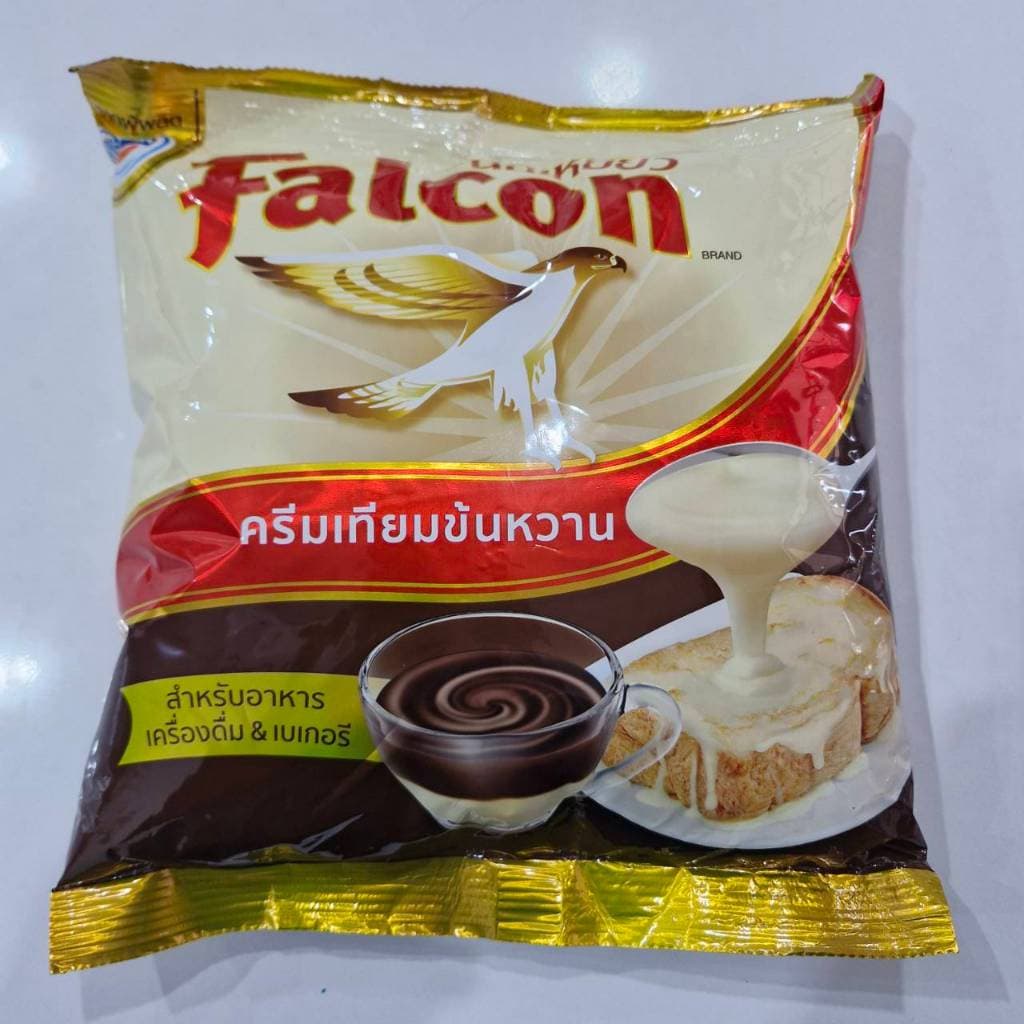 ข้นหวาน ครีมเทียมข้นหวาน นกเหยี่ยว​ Falcon 2กก. x8ถุง รูปที่ 3