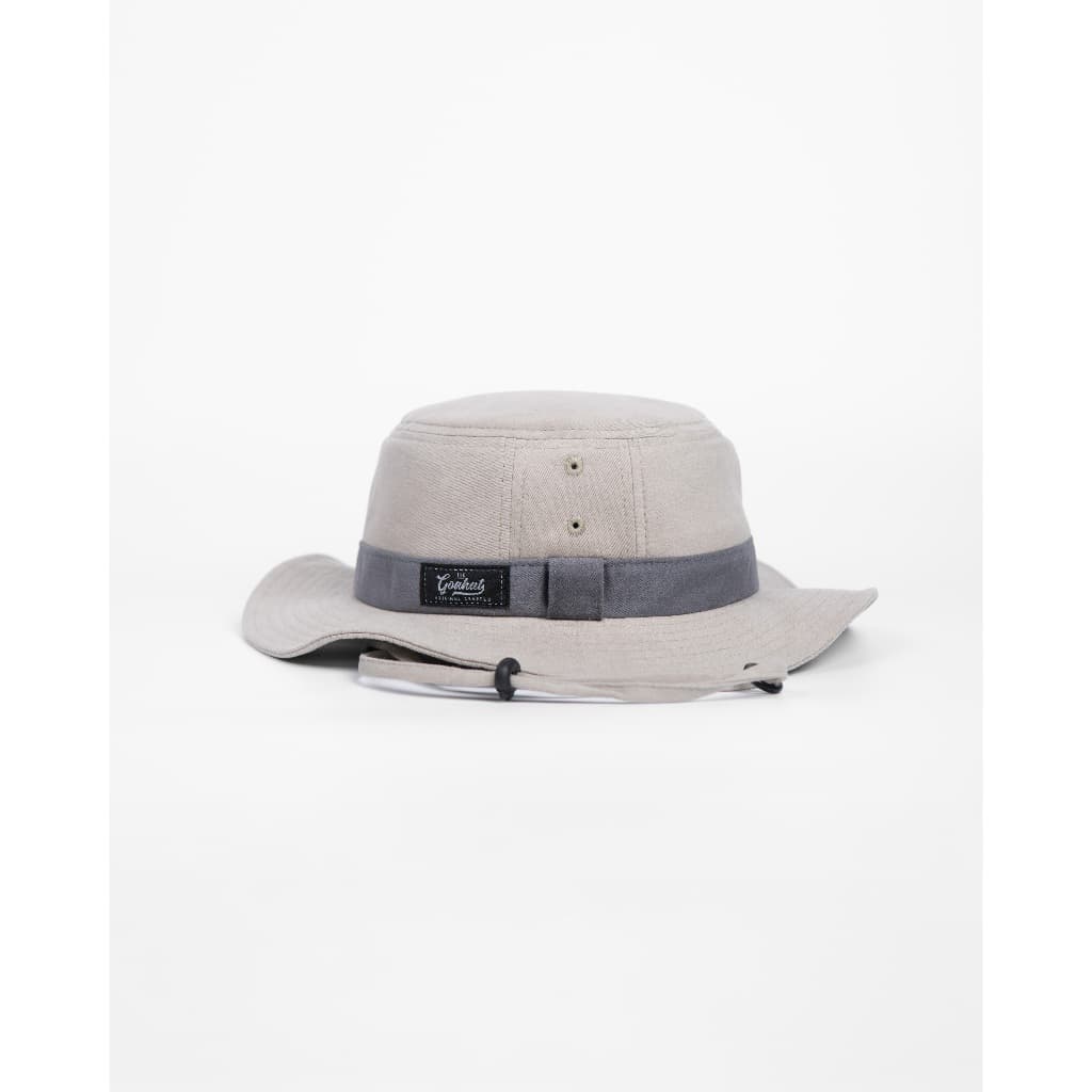 G002 Grey หมวกเดินป่า สไตล์สตรีทวินเทจ งานคอตตอนฟอกพิเศษ สีทูโทน เบา สวย ใส่สบาย รูปที่ 5