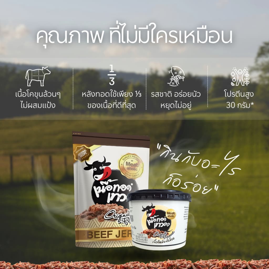 2 กระปุก - เนื้อล้วน เนื้อทอดเทวดา เนื้อทอดกรอบพร้อมทาน รูปที่ 2